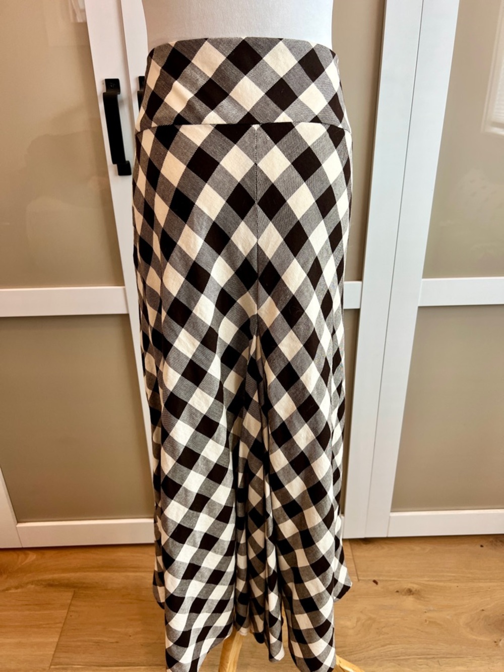 Vintage Petite Y2K Gingham pattern Maxi skirt by Ralph Lauren - Picture 3 of 10